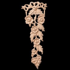 DRP-05: Floral Ribboned Applique